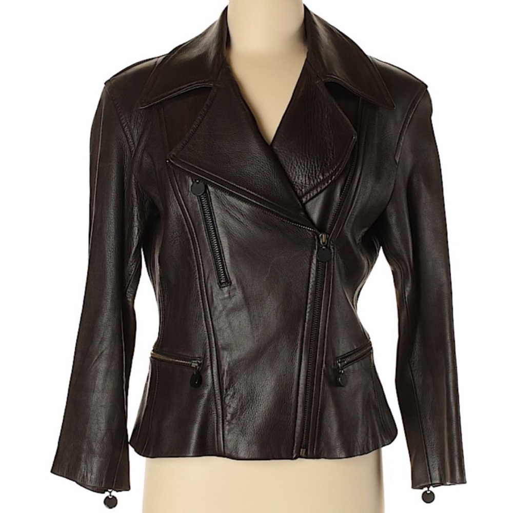 Vintage Donna Karen Leather Jacket